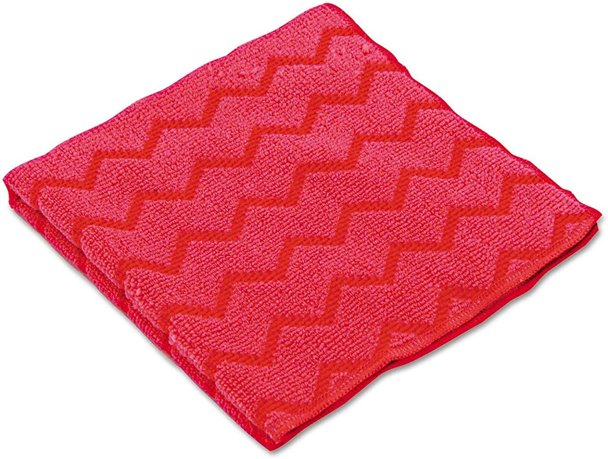 Hygen Microfibre Cloth Red – CG108‑R R050652 | Rubbermaid Professional Cleaning Cloth
