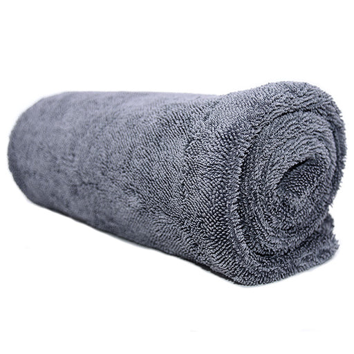 Microfibre Twisted Loop Drying Towel 80x60cm - 1200gsm Grey | 3503088