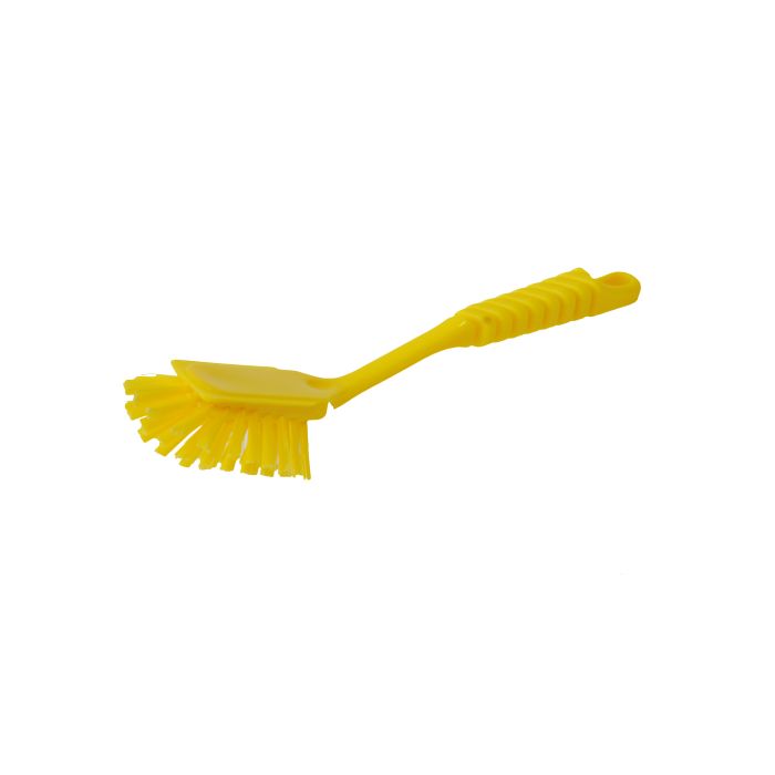 Dishwash Brush - Yellow, Ergonomic Handle, Durable Bristles | HN080-Y DW1090
