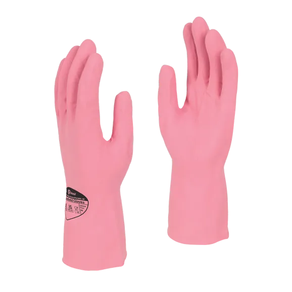 Household Rubber Gloves – XL Pink | DG040-P-XL GR03 Latex Cleaning Gloves