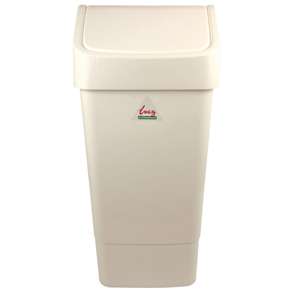 Lucy Indoor Swing Bin 50L White - L3003202 - CL032‑W | Durable Swing‑Top Waste Bin