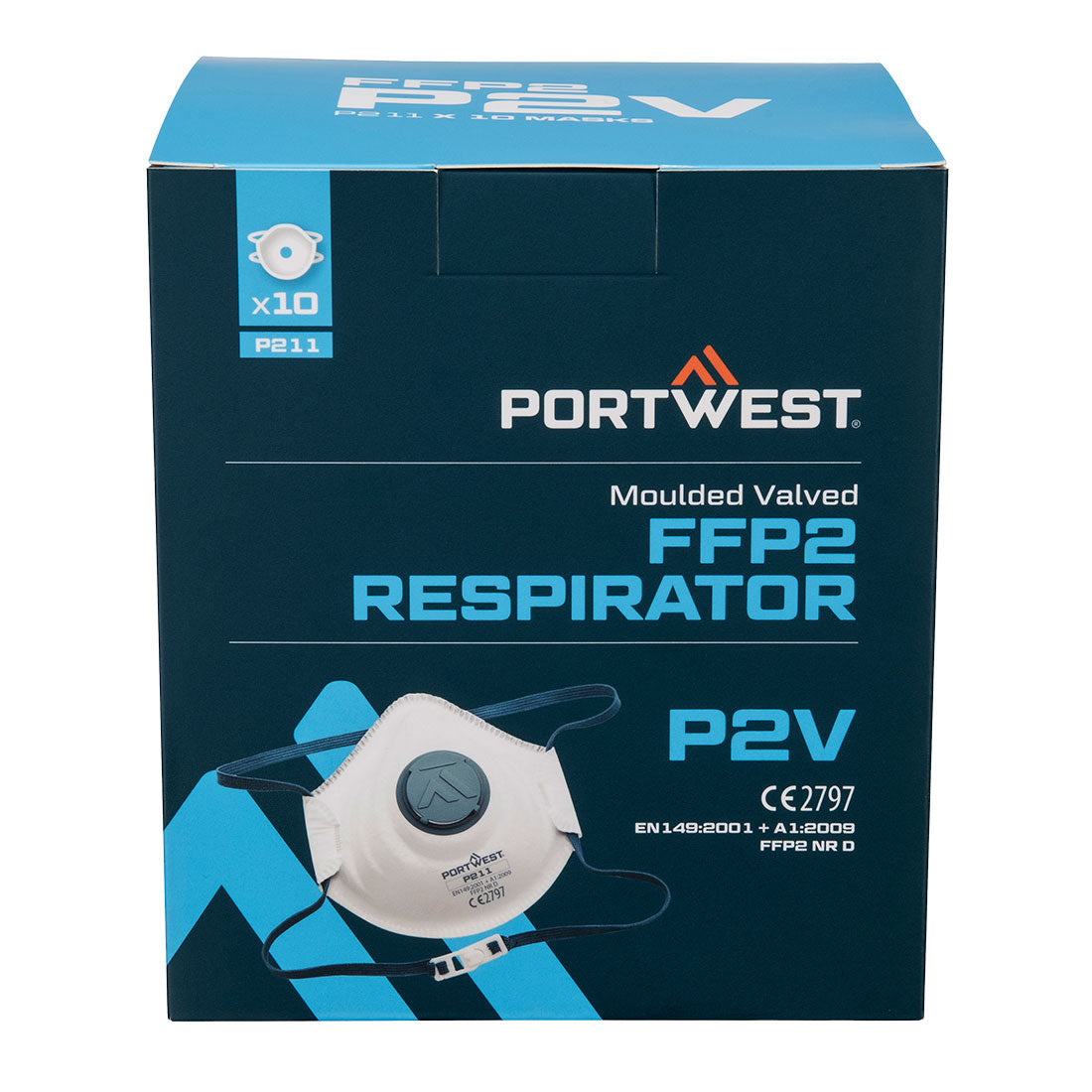 FFP2 Valved Respirator Mask (Pack of 10) - SA052
