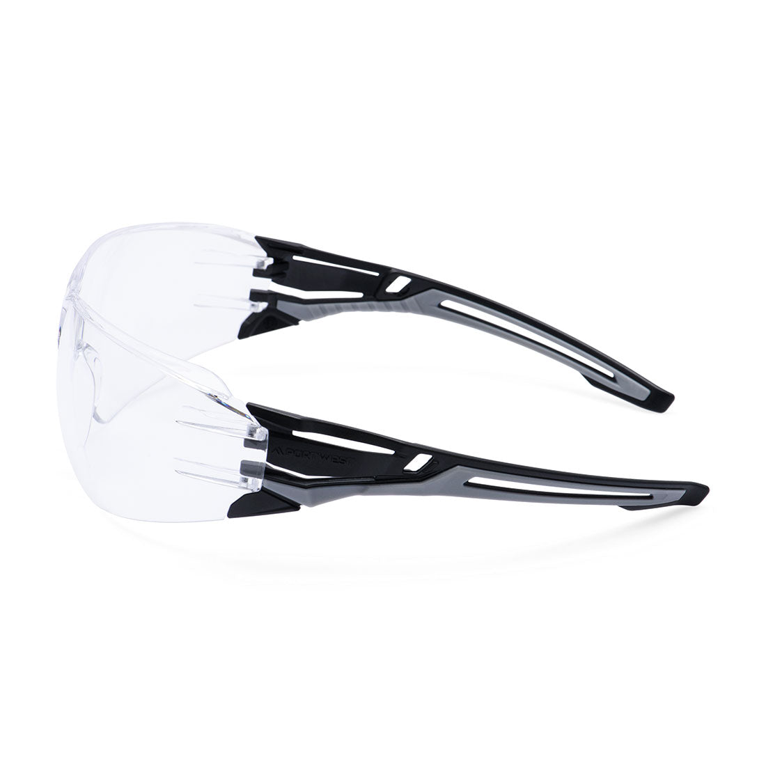 PR01 Wrap Around Safety Glasses - Clear | Lightweight Eye Protection