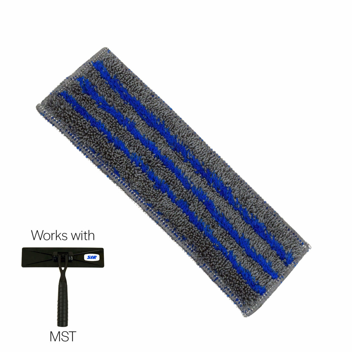MST Microfibre Pad Grey x5 - S0177000 | High‑Performance Flat Mop Pads