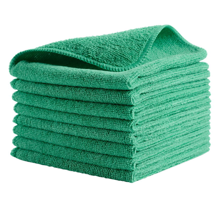 Heavy Duty Microfibre Cloth – Green 40x40cm | General Purpose Cleaning Wipe