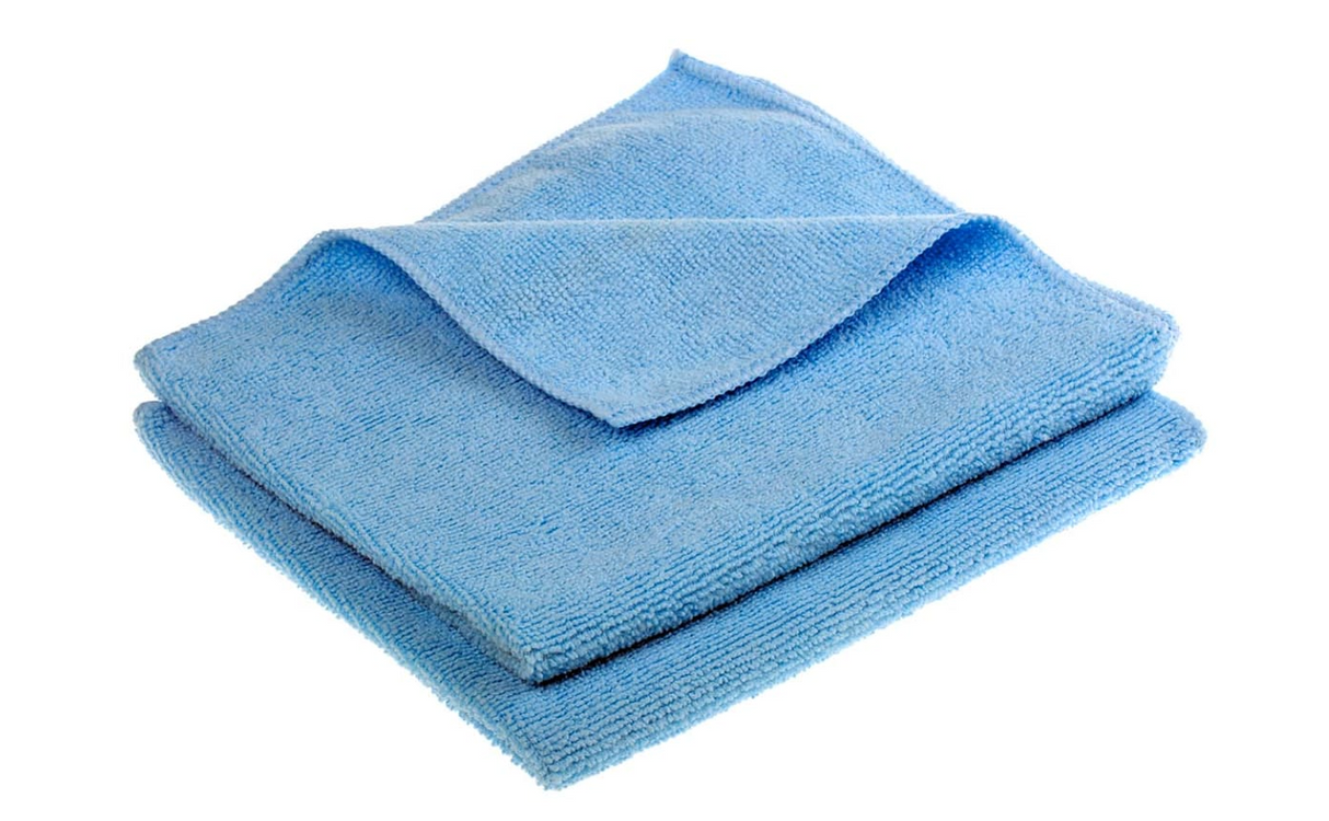 Single Premium Microfibre Cleaning Cloth – Blue 40x40cm | Reusable & Lint-Free
