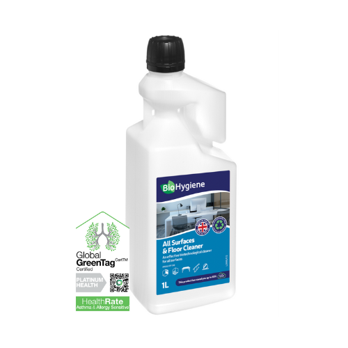 BioHygiene All Surfaces & Floor Cleaner 1L Concentrate - Optic Bottle