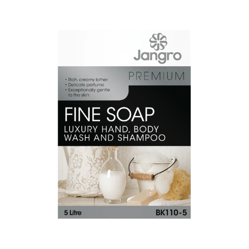 Jangro Premium Fine Hand & Body Soap White 5L BK110-5 - A194EJA2