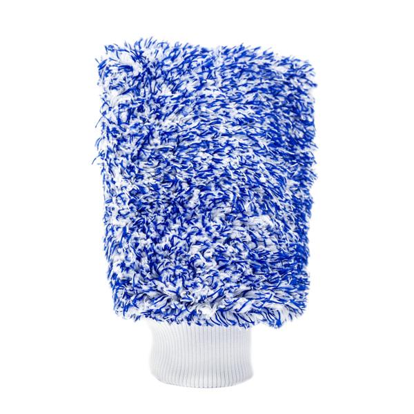 Microfibre Car Wash Mitt Blue/White 18x27cm – Soft, Scratch-Free Cleaning | 3506160
