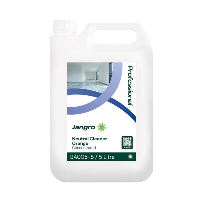 Jangro Neutral Orange Cleaner 5L - Multi-Surface Degreaser | BA005-5