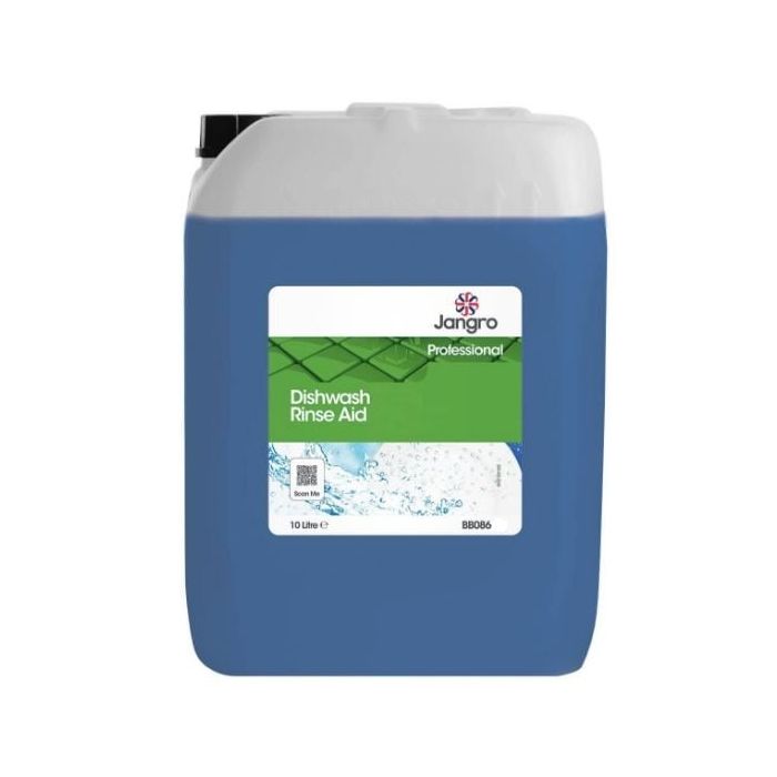 Jangro Dishwash Rinse Aid 20L BB086-20 | Streak-Free, Low-Foaming Finish