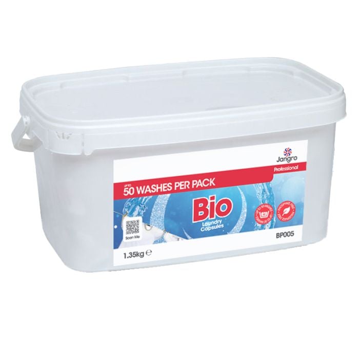Jangro Enviro Bio Laundry Capsules x50 – BP005 | Fresh, Eco-Friendly Cleaning