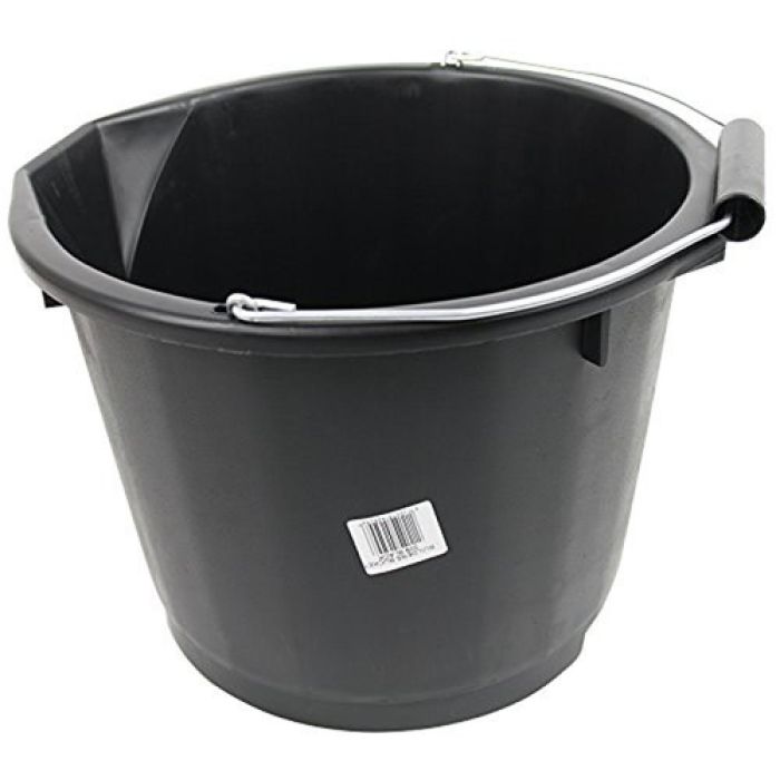 Builders Bucket 3G Black CL067 | Heavy-Duty Cleaning Solution