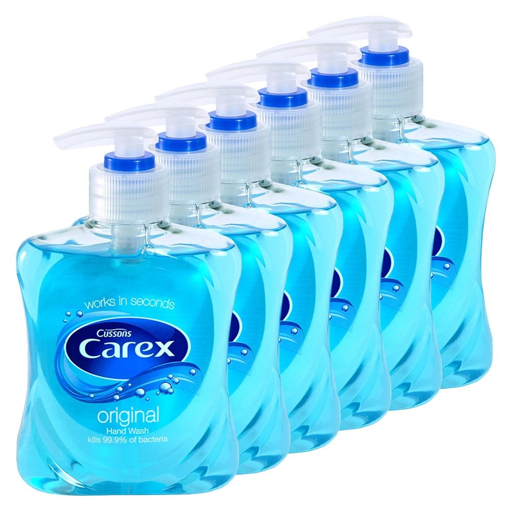 Carex Antibacterial Moisturising Handwash Small 6x250ml