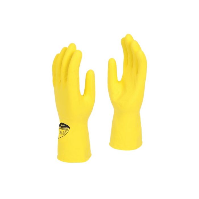 Household Rubber Gloves Medium Yellow - DG040-Y-M | Comfortable & Durable Grip