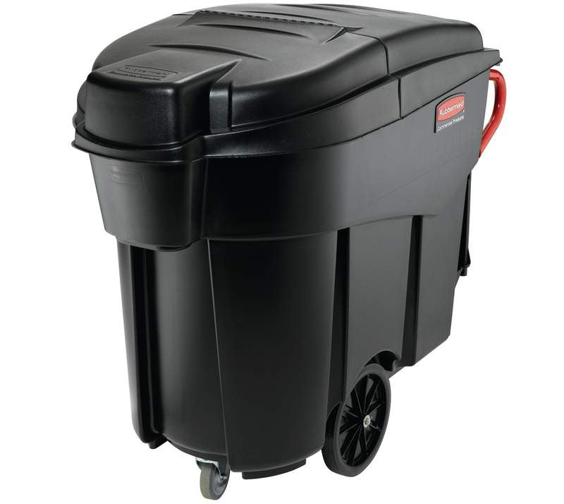 Rubbermaid Mega BRUTE Mobile Waste Collector 450L Black - FG9W7300BLA | High‑Capacity Commercial Waste Cart