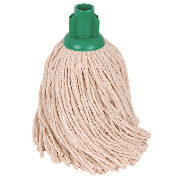 No.14 Plastic PY Mop Green 240g - HA051‑14‑G | Durable Colour‑Coded Mop Head
