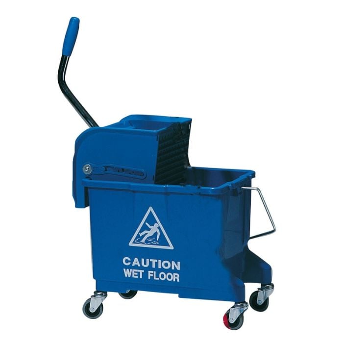 Speedy Flat Mop Bucket & Wringer Blue | HB040-B | 101248B | Durable Cleaning Solution