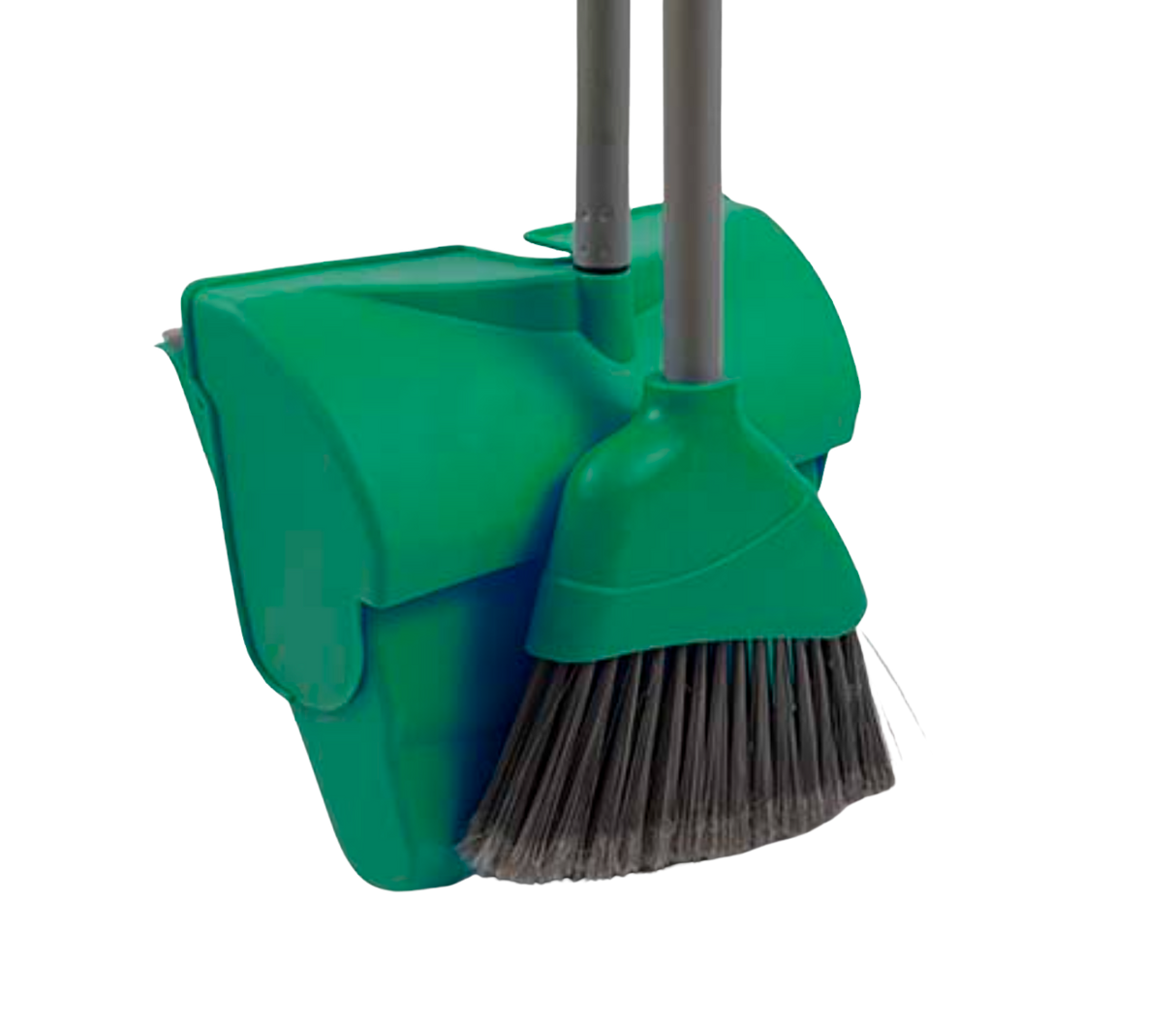 Angle Lobby Broom c/w Lightweight Lobby Dustpan-Green CA005-G - DP10SETG