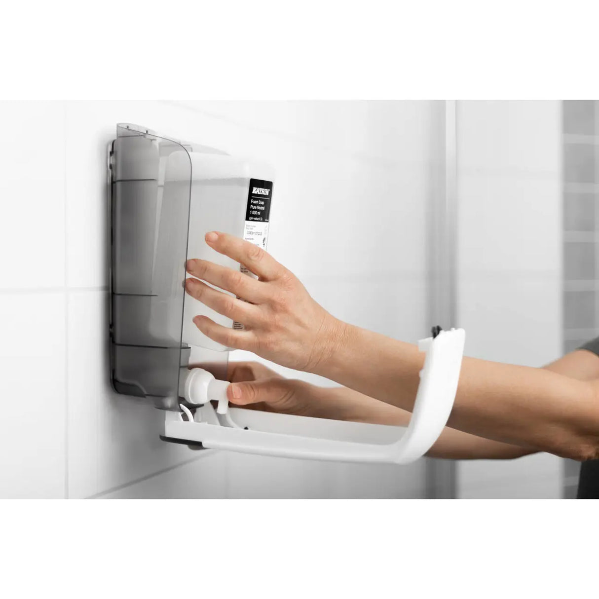 Katrin Inclusive Soap Dispenser 77373 | White | 1000 ml Capacity