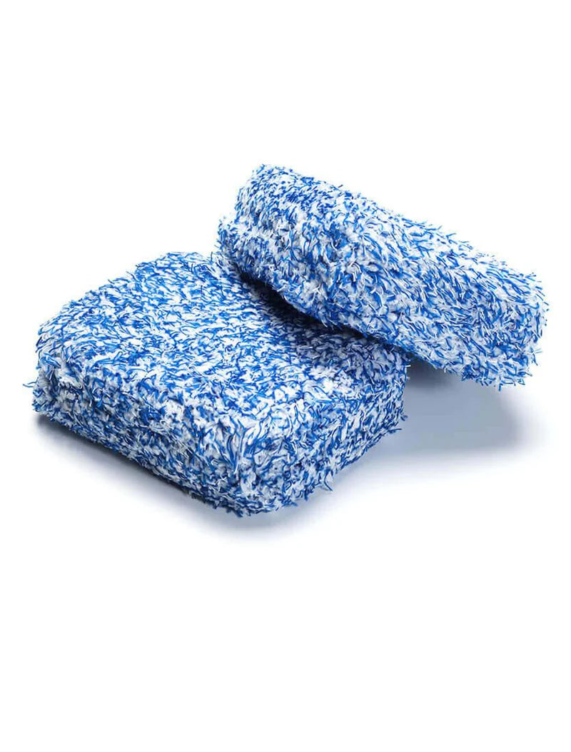 Microfibre Sponge Pad White/Blue - 2520060 | Soft & Durable Cleaning Accessory