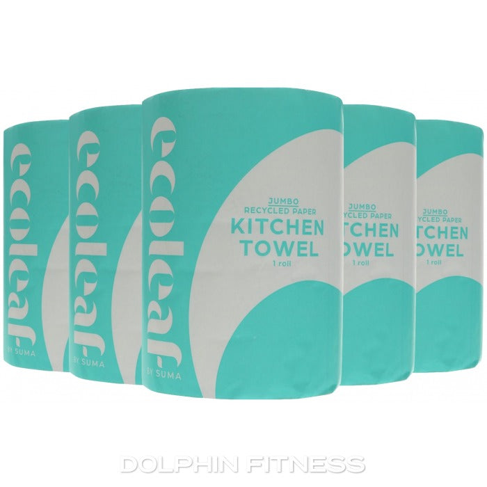 Ecoleaf Recycled Kitchen Roll - 12 Pack | Jumbo Eco-Friendly Paper Towels