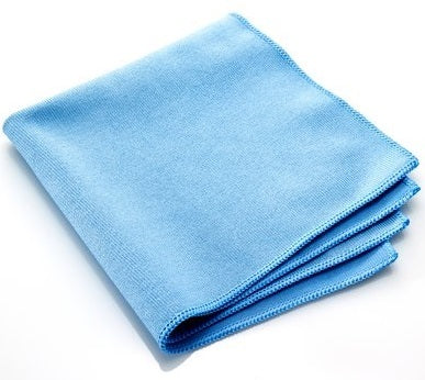 Glass Cloth Microfibre Blue 40x40cm
