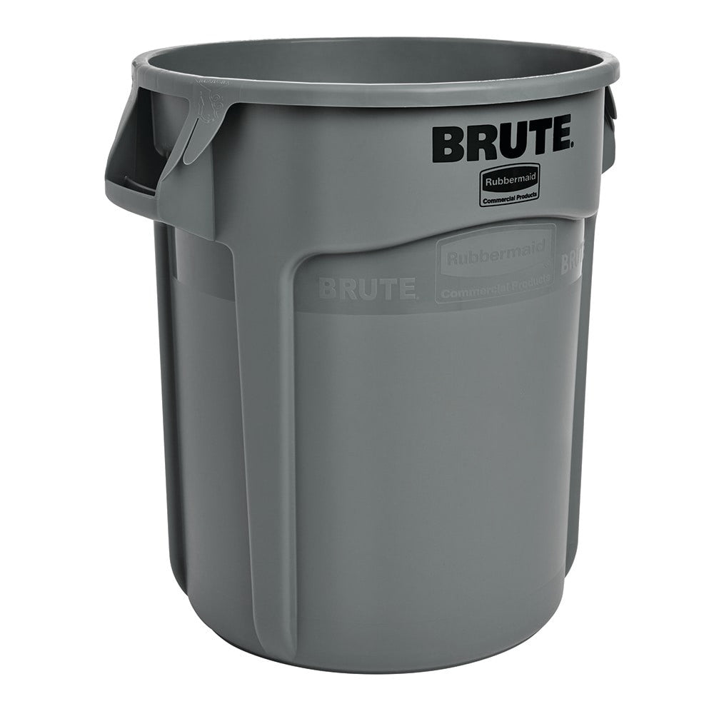 Round Brute Bin 75.7L Grey FG262000GRAY | Heavy‑Duty Bin