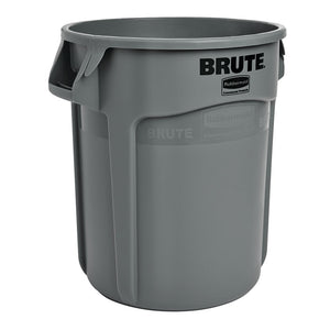 Round Brute Bin 75.7L Grey FG262000GRAY | Heavy‑Duty Bin