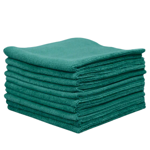 Heavy Duty Microfibre Cloth – Green 40x40cm | General Purpose Cleaning Wipe