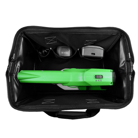 Victory Electrostatic Sprayer Gun Pro with battery and charger in a carrying case.