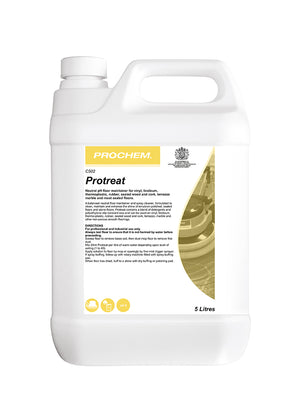 Prochem Protreat 5L C502-05 – neutral pH floor maintainer and cleaner instructions.