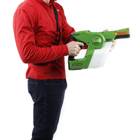 Victory Electrostatic Sprayer Gun Pro – handheld device for efficient disinfecting and sanitizing.