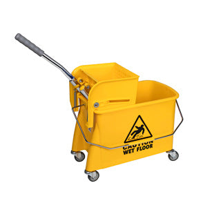 Speedy Flat Mop Bucket & Wringer Yellow HB040-Y 101248 Y | Durable Cleaning Solution