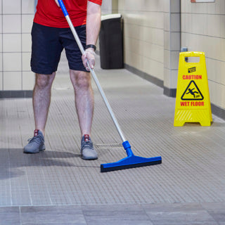 18" Blue Plastic Floor Squeegee – HQ015‑B  101499 | 45cm Heavy‑Duty Floor Drying Squeegee