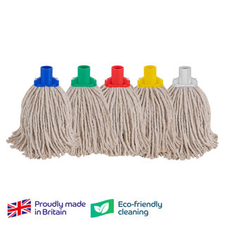 PY 16 Plastic Socket Mop Head 300g - absorbent, eco-friendly, color-coded cleaning tool.