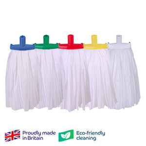 Prairie Big White Mop Blue - HA080-B - 102246 | Heavy-Duty Floor Cleaning