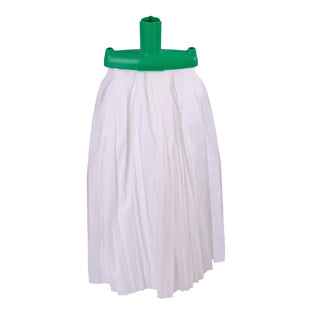 Prairie Big White Mop Green –  102246 HA080‑G | Large Absorbent Mop Head for Heavy‑Duty Cleaning