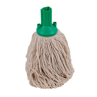 Exel Twine Mop 200g Green - HA020‑G  102254 | Durable Colour‑Coded Socket Mop