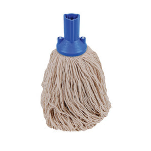 Twine Plastic Socket Mop Blue 250g (14oz) - 102257 | Durable Colour‑Coded Mop Head