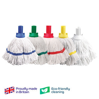 Exel 200g PY Mop in red, part of a multi-colored mop set.