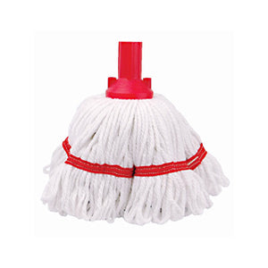 Exel 200g PY Mop with red handle and white mop head.