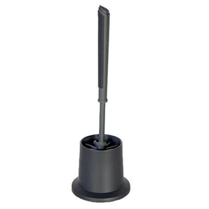 Loowy Toilet Brush & Holder Set Black - 104508 | Recycled Plastic, Hygienic Bathroom Brush