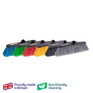 12" Soft Plastic Broomhead Blue - 104956 | Fits Handle Rob017 | Floor Sweeping Tool