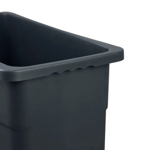 Wall Hugger Bin Base 90L Dark Grey - 105160 | Slim, Space‑Saving Waste Container