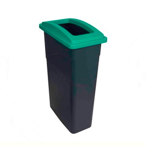 Recycling Wall Hugger Bin 90L & Lid Teal - 105210 | Slim Space‑Saving Recycling Bin