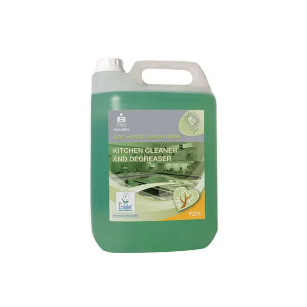 Ecoflower Eco-Friendly Kitchen Cleaner & Degreaser 4x5L – Plant-Based Concentrate