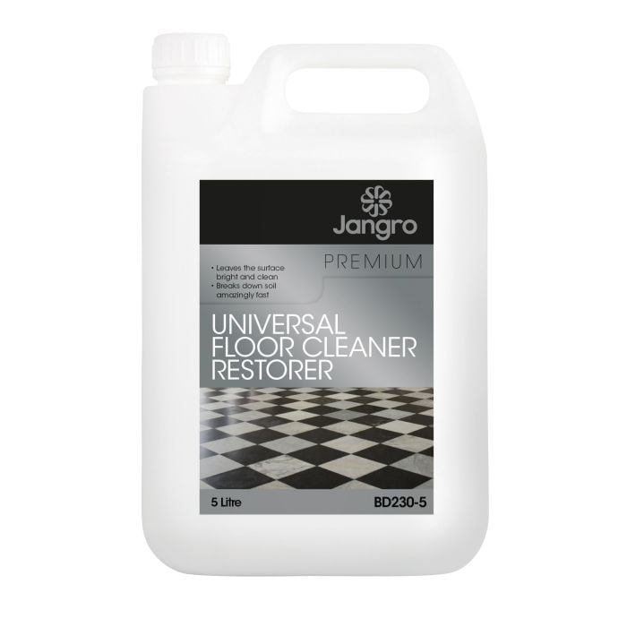 Jangro Premium Universal Floor Cleaner Restorer 5L – professional cleaning solution for floors.