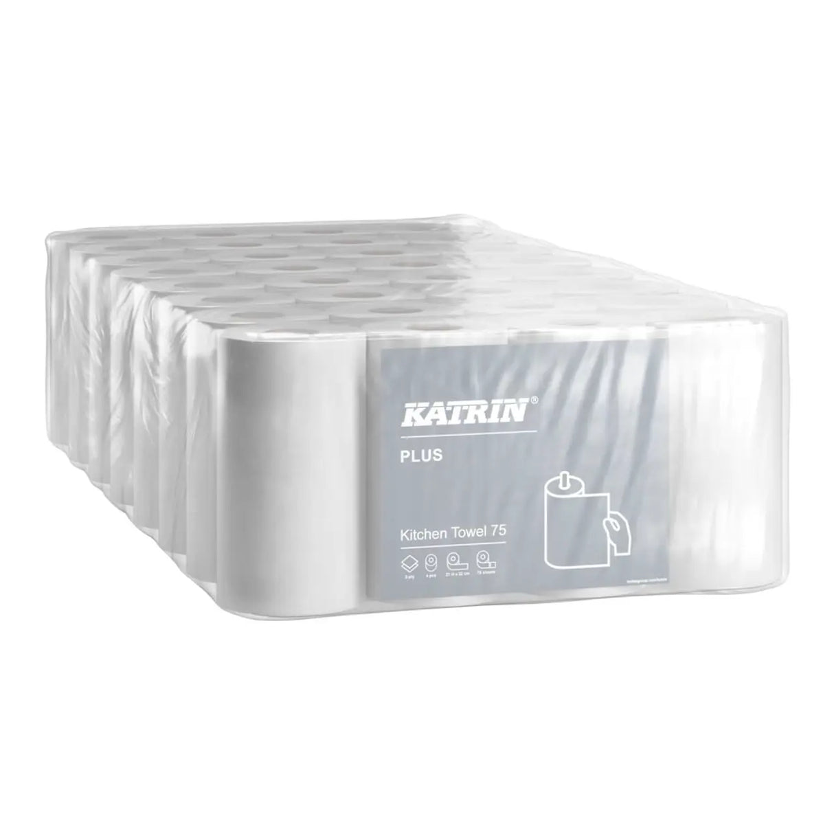 Katrin Plus Kitchen Rolls 225960 | 2-Ply | 32 Rolls | FSC-Certified