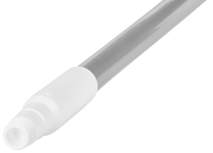 Vikan Aluminium Handle 1460mm - white hygiene handle with Ø25mm threaded end.